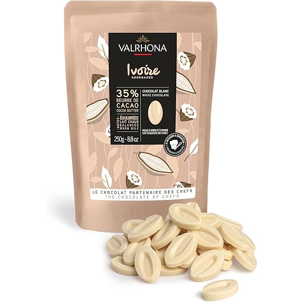VALRHONA Ivore 35% 1kg×2袋 Valrhona IVOIRE 35% Baking Bag 250g